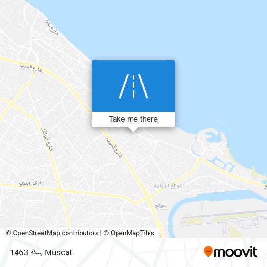 سكة 1463 map