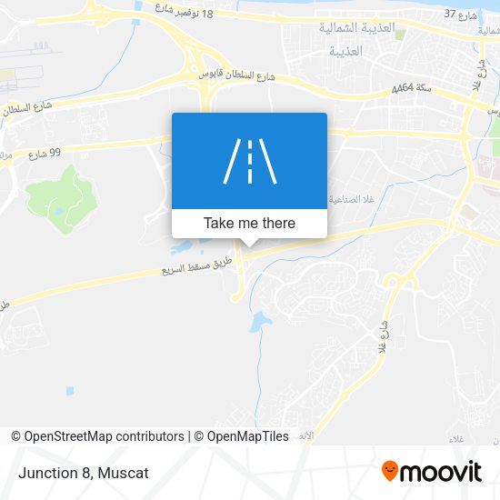 Junction 8 map