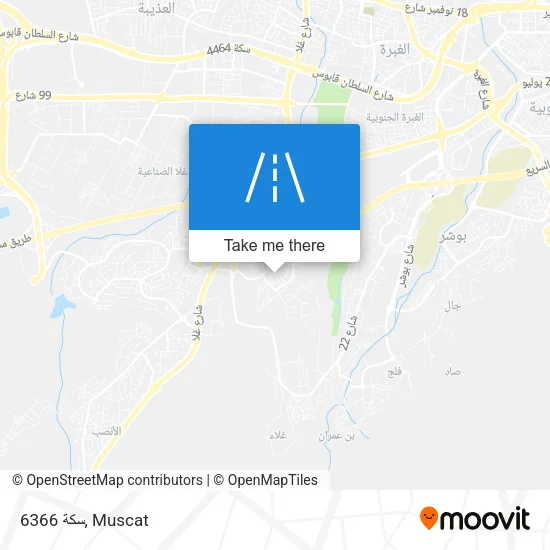سكة 6366 map