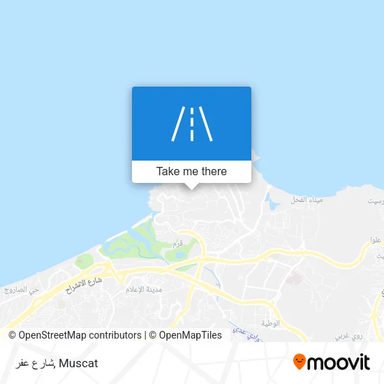 شارع عفر map