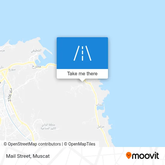 شارع البريد map