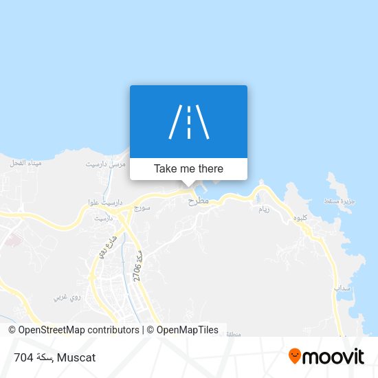 سكة 704 map