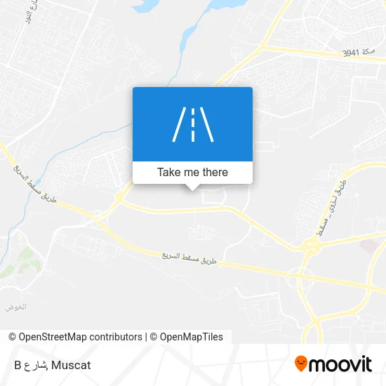 B شارع map