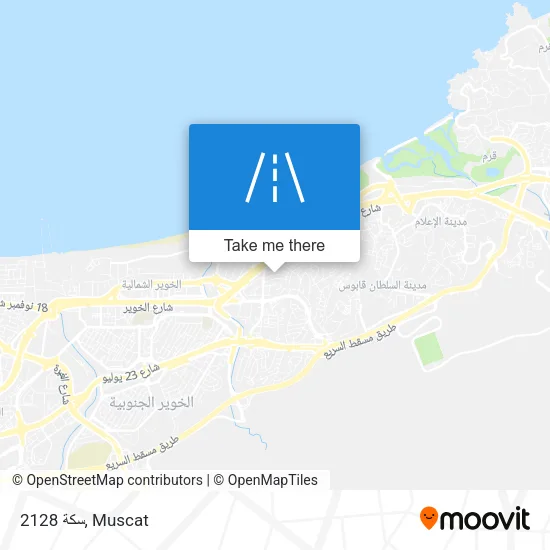 سكة 2128 map