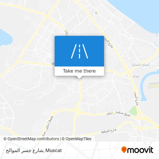 شارع جسر الموالح map