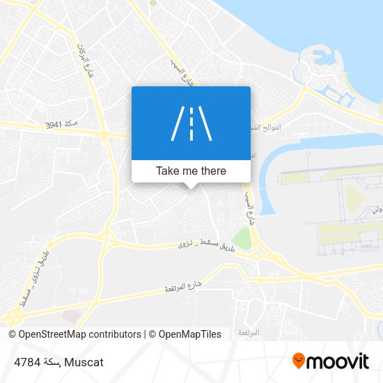 سكة 4784 map