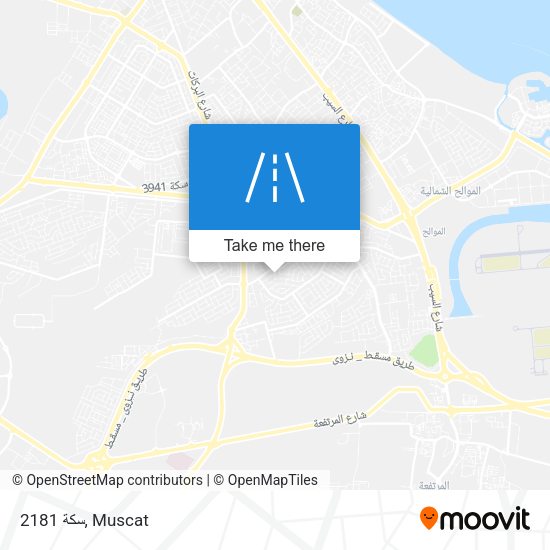 سكة 2181 map