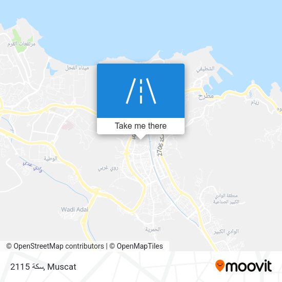 سكة 2115 map