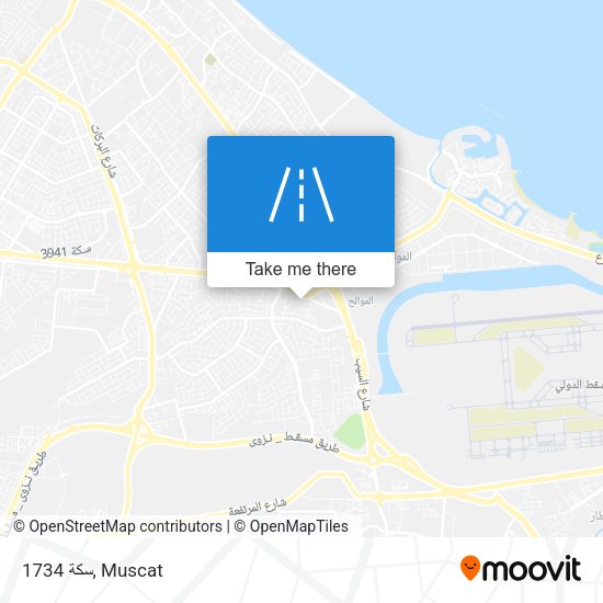 سكة 1734 map