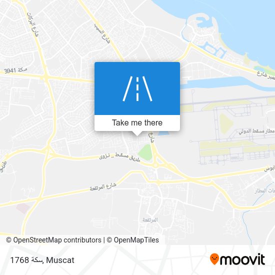 سكة 1768 map