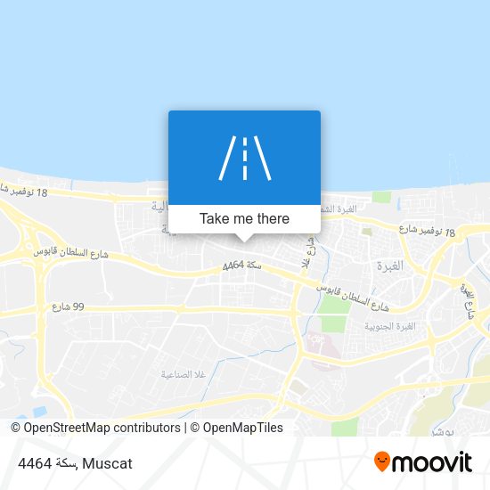 سكة 4464 map