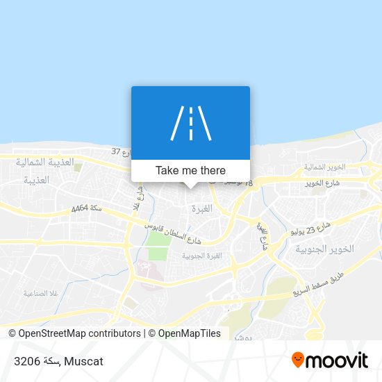 سكة 3206 map