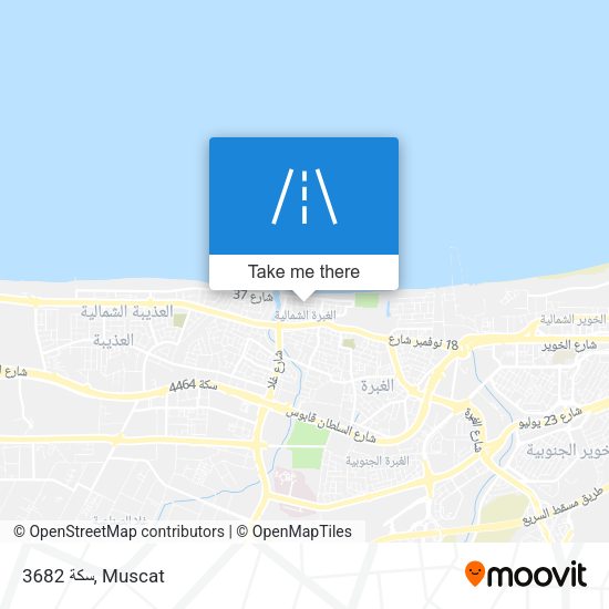 سكة 3682 map