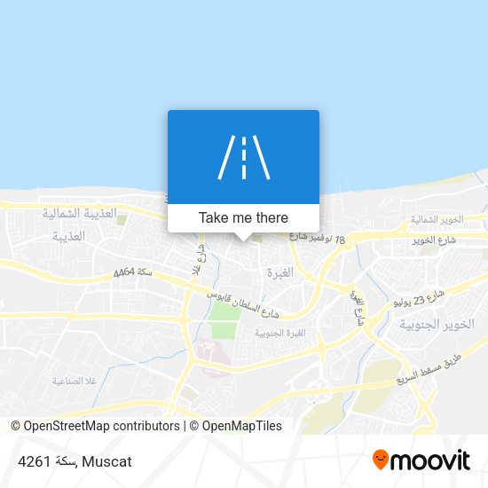 سكة 4261 map