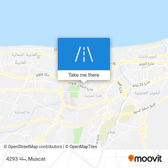 سكة 4293 map