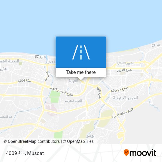 سكة 4009 map