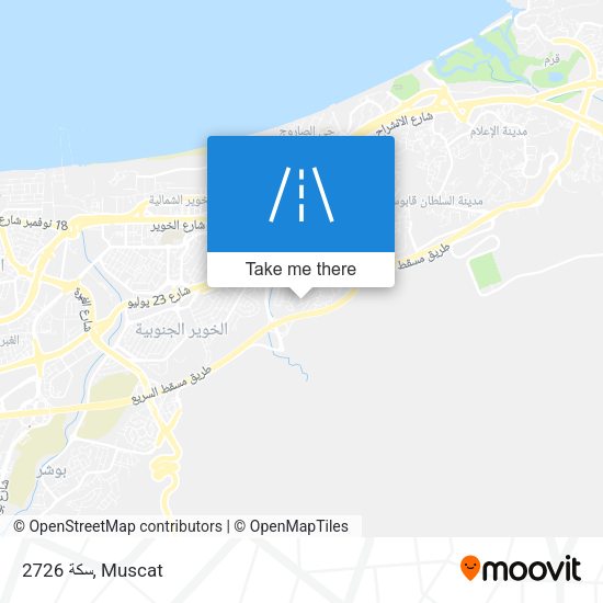 سكة 2726 map