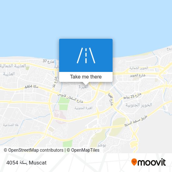 سكة 4054 map