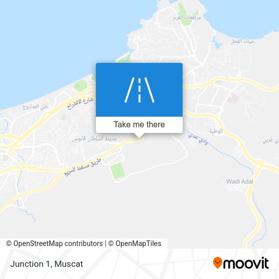 Junction 1 map