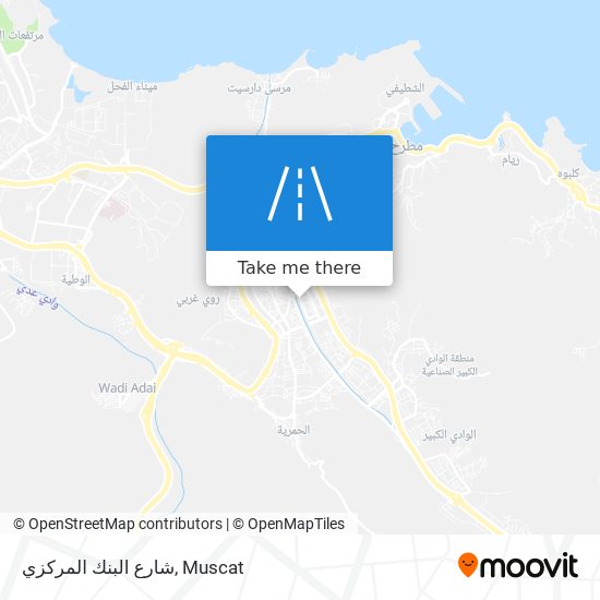 شارع البنك المركزي map