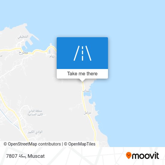 سكة 7807 map