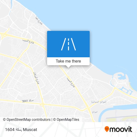 سكة 1604 map