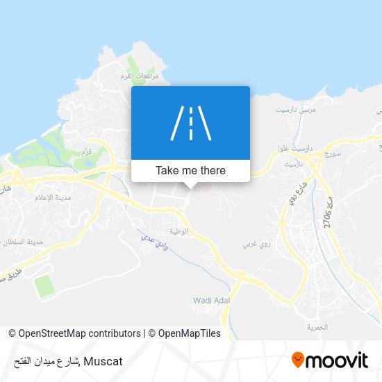 شارع ميدان الفتح map