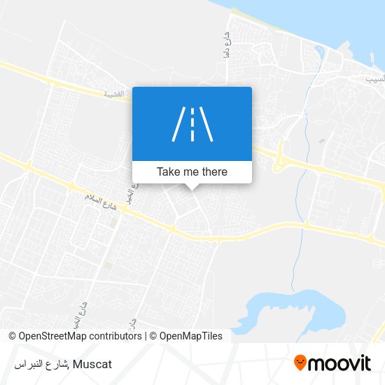 شارع النبراس map