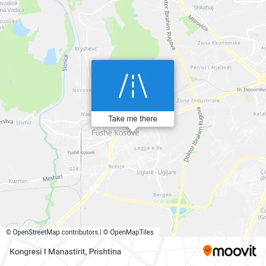 Kongresi I Manastirit map