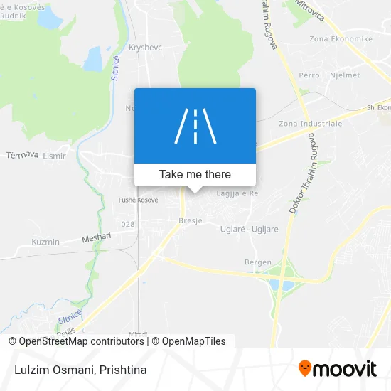 Lulzim Osmani map