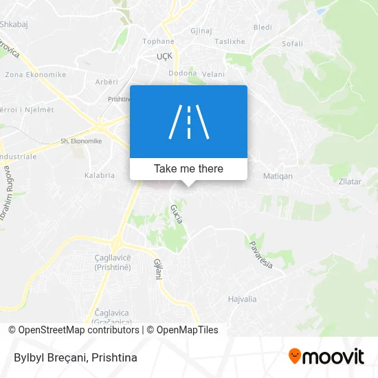 Bylbyl Breçani map