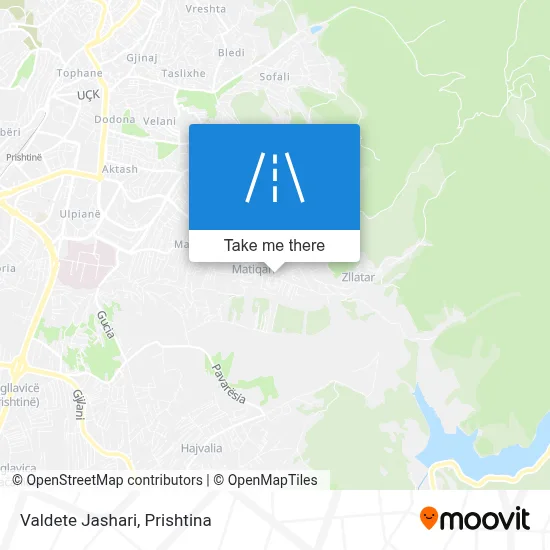 Valdete Jashari map