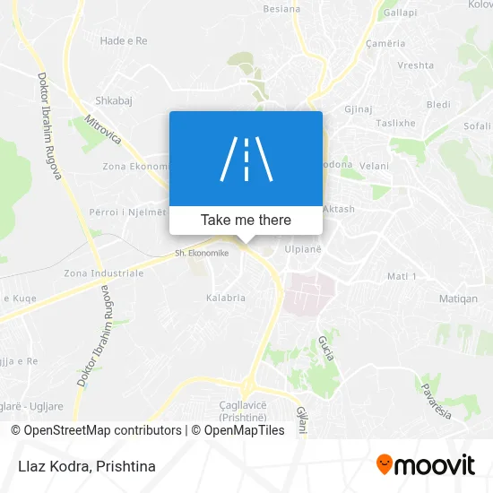 Llaz Kodra map