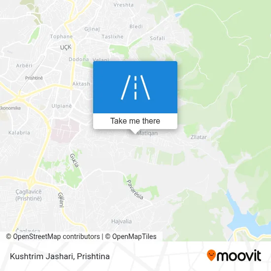 Kushtrim Jashari map