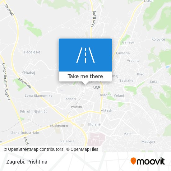 Zagrebi map