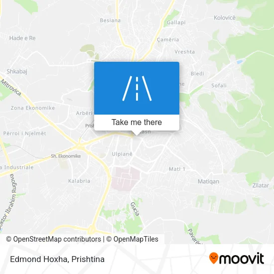 Edmond Hoxha map