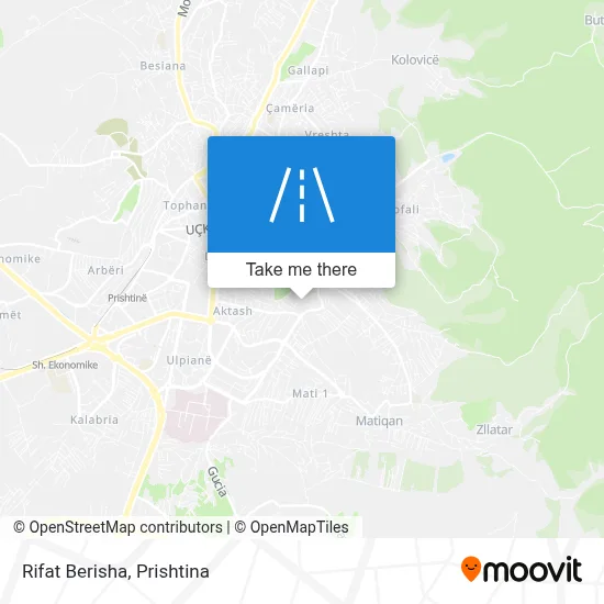 Rifat Berisha mapa