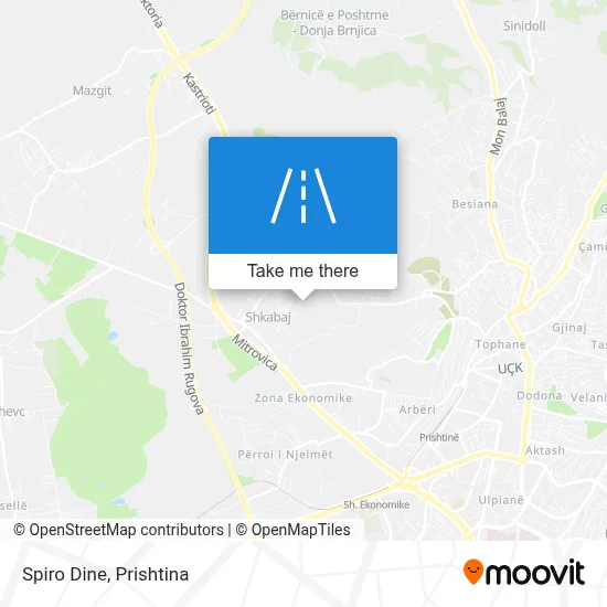 Spiro Dine map