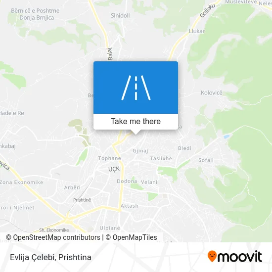 Evlija Çelebi map