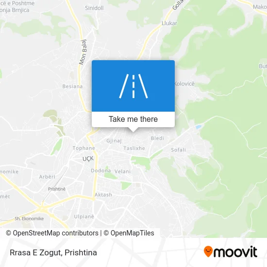 Rrasa E Zogut mapa