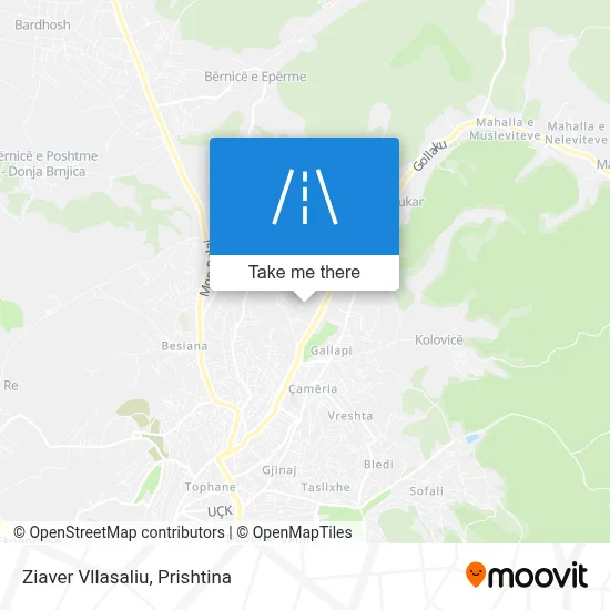 Ziaver Vllasaliu map