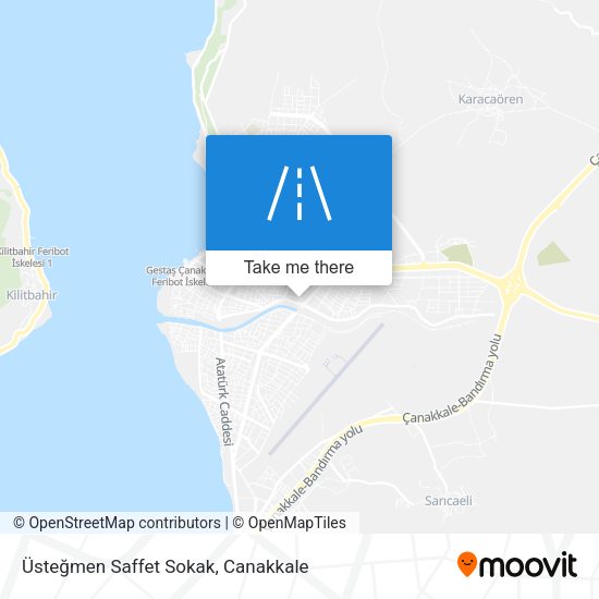 Üsteğmen Saffet Sokak map