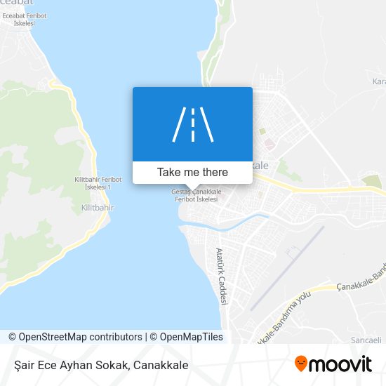 Şair Ece Ayhan Sokak map