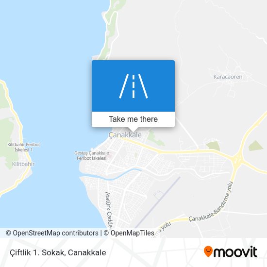 Çiftlik 1. Sokak map