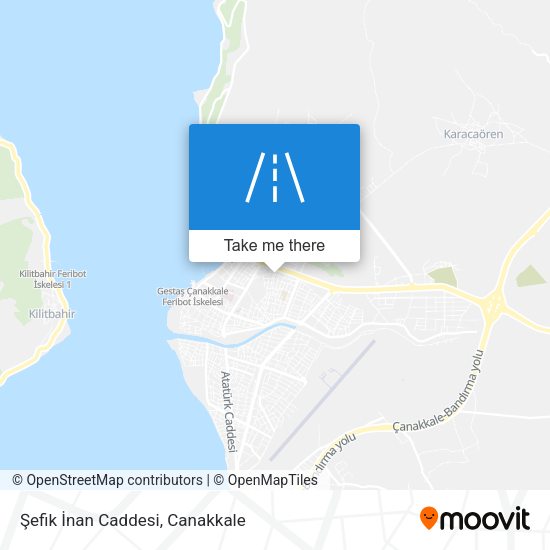Şefik İnan Caddesi map