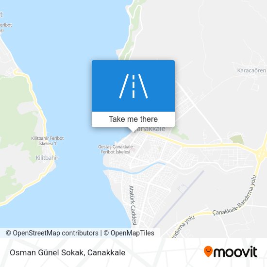 Osman Günel Sokak map