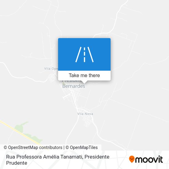 Rua Professora Amélia Tanamati map
