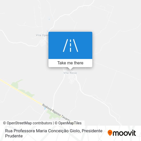Rua Professora Maria Conceição Giolo map