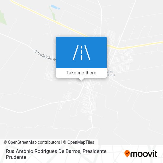 Rua Antônio Rodrigues De Barros map