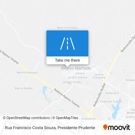 Rua Francisco Costa Souza map